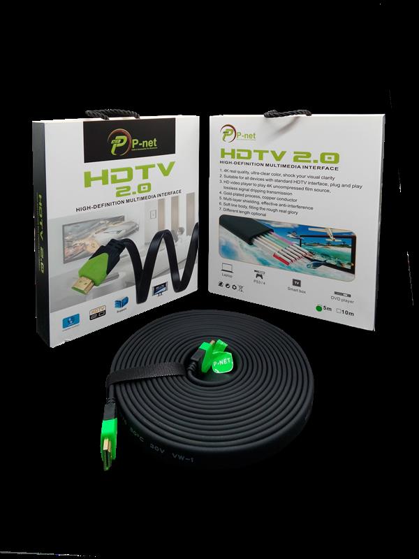 کابل HDMI FLAT PNET 5M VR2